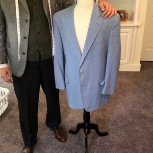 Tar Heel blue fresco sportscoat